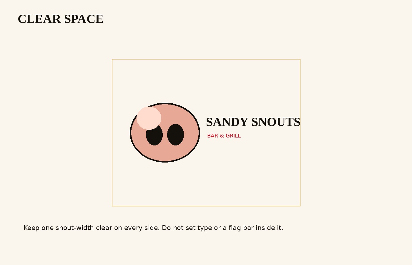 Clear space rule