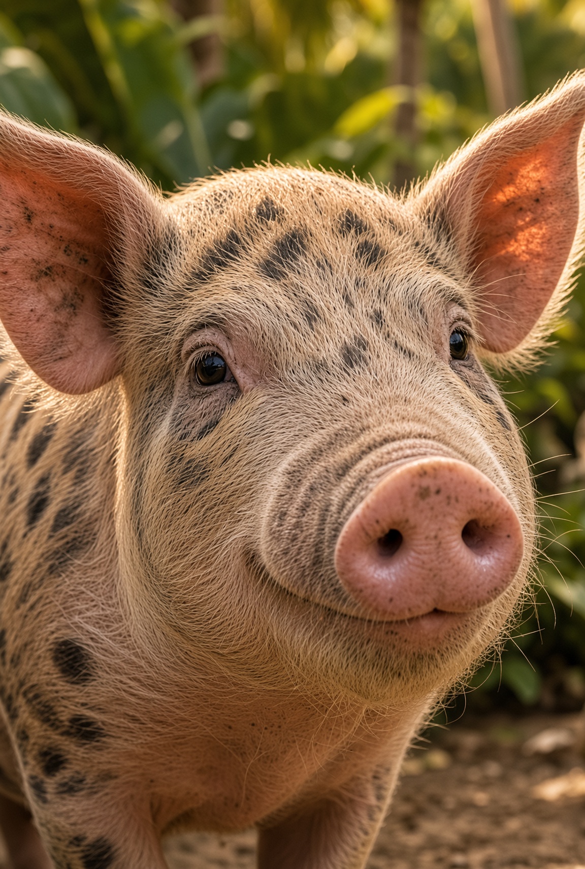 Pig portrait